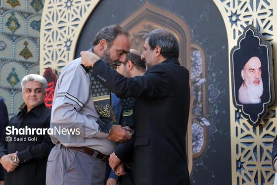 گزارش تصویری | آیین اذن خدمت کاروان خدام الحسین (ع) شهرداری مشهد