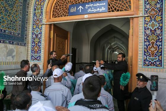 گزارش تصویری | آیین اذن خدمت کاروان خدام الحسین (ع) شهرداری مشهد
