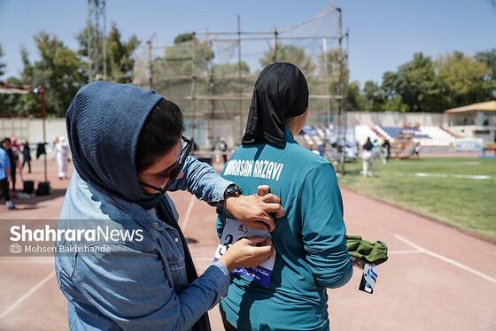 گزارش تصویری | رقابت‌های دوومیدانی قهرمانی نوجوانان دختر کشور در مشهد