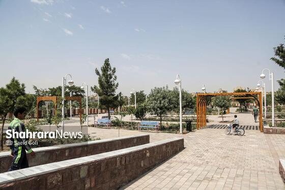 گزارش تصویری | آیین بهره‌برداری از بوستان قدس و آسفالت ۳۳ معبر عمومی در منطقه ۳ مشهد