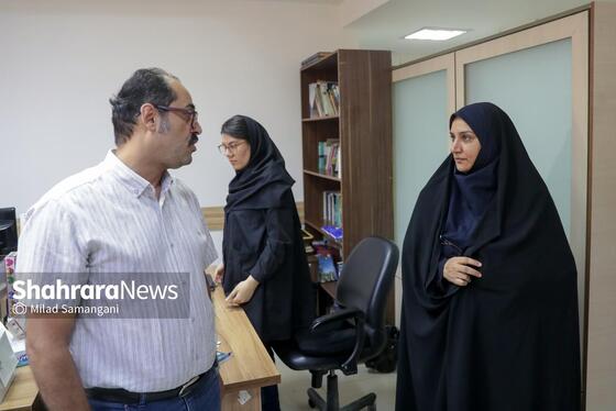 گزارش تصویری | بازدید سرپرست اداره‌کل ورزش و جوانان خراسان رضوی از موسسه شهرآرا