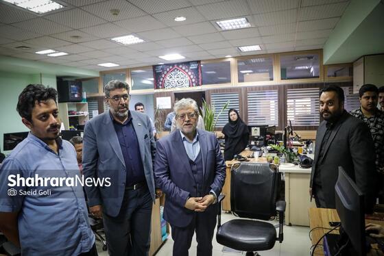 گزارش تصویری | حضور شهردار مشهد در موسسه فرهنگی شهرآرا به مناسبت روز خبرنگار