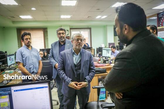 گزارش تصویری | حضور شهردار مشهد در موسسه فرهنگی شهرآرا به مناسبت روز خبرنگار