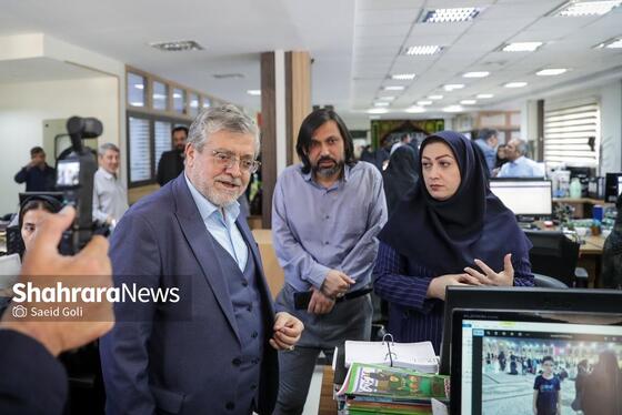 گزارش تصویری | حضور شهردار مشهد در موسسه فرهنگی شهرآرا به مناسبت روز خبرنگار