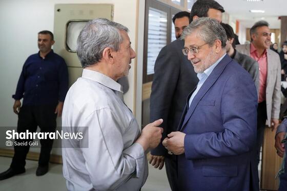 گزارش تصویری | حضور شهردار مشهد در موسسه فرهنگی شهرآرا به مناسبت روز خبرنگار