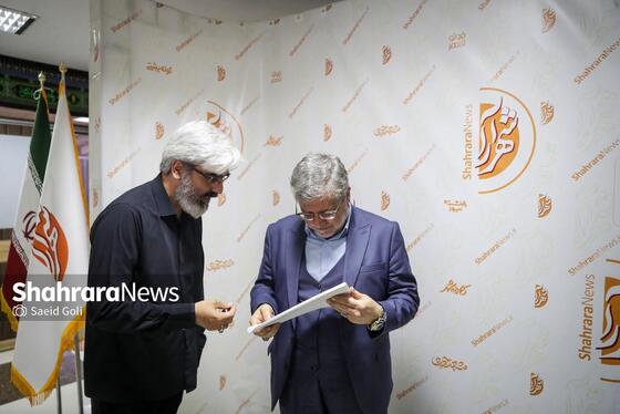 گزارش تصویری | حضور شهردار مشهد در موسسه فرهنگی شهرآرا به مناسبت روز خبرنگار