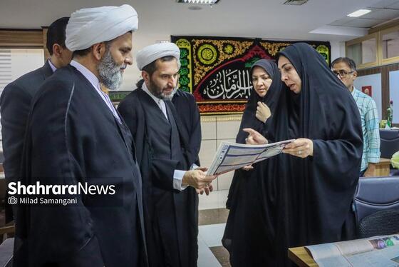گزارش تصویری | بازدید مدیر کل اوقاف و امور خیریه استان خراسان رضوی از موسسه شهرآرا