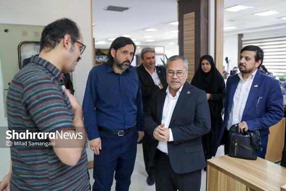 گزارش تصویری | بازدید مدیران استانی و شهری از روزنامه شهرآرا به مناسبت روز خبرنگار