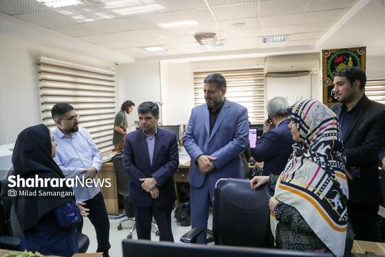 گزارش تصویری | بازدید مدیران استانی و شهری از روزنامه شهرآرا به مناسبت روز خبرنگار