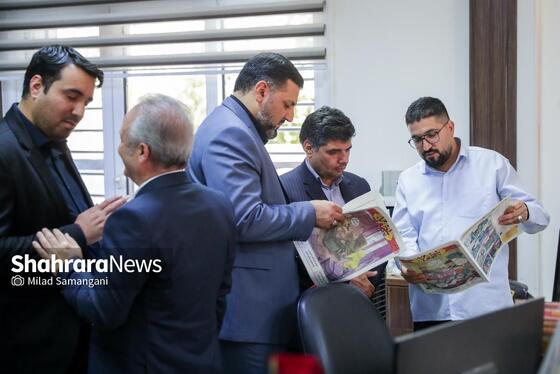 گزارش تصویری | بازدید مدیران استانی و شهری از روزنامه شهرآرا به مناسبت روز خبرنگار