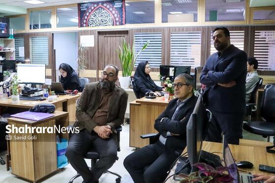گزارش تصویری | بازدید مدیران استانی و شهری از روزنامه شهرآرا به مناسبت روز خبرنگار - ۲