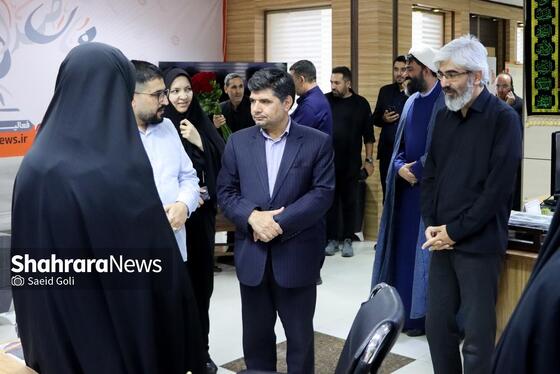 گزارش تصویری | بازدید مدیران استانی و شهری از روزنامه شهرآرا به مناسبت روز خبرنگار - ۲