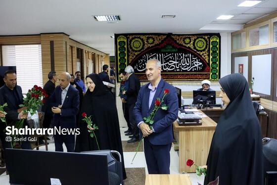 گزارش تصویری | بازدید مدیران استانی و شهری از روزنامه شهرآرا به مناسبت روز خبرنگار - ۲