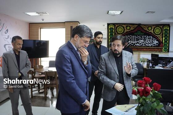 گزارش تصویری | بازدید مدیران استانی و شهری از روزنامه شهرآرا به مناسبت روز خبرنگار - ۳