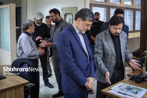 گزارش تصویری | بازدید مدیران استانی و شهری از روزنامه شهرآرا به مناسبت روز خبرنگار - ۳