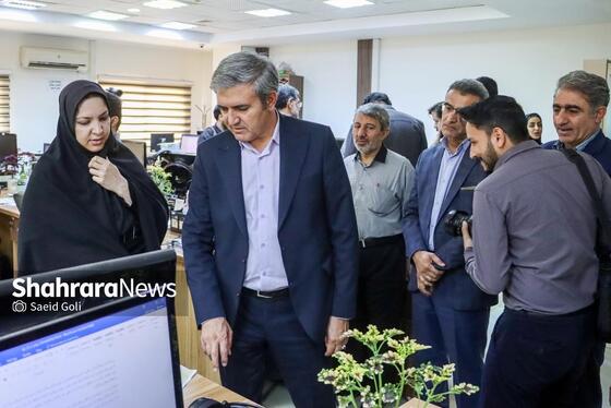 گزارش تصویری | بازدید مدیران استانی و شهری از روزنامه شهرآرا به مناسبت روز خبرنگار - ۳