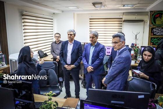 گزارش تصویری | بازدید مدیران استانی و شهری از روزنامه شهرآرا به مناسبت روز خبرنگار - ۳