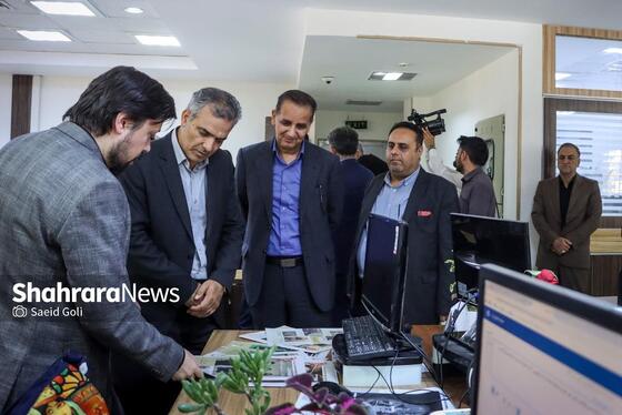گزارش تصویری | بازدید مدیران استانی و شهری از روزنامه شهرآرا به مناسبت روز خبرنگار - ۳