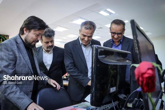 گزارش تصویری | بازدید مدیران استانی و شهری از روزنامه شهرآرا به مناسبت روز خبرنگار - ۳