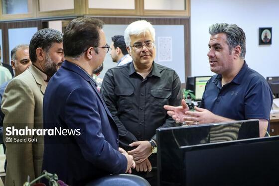 گزارش تصویری | بازدید مدیران استانی و شهری از روزنامه شهرآرا به مناسبت روز خبرنگار - ۳