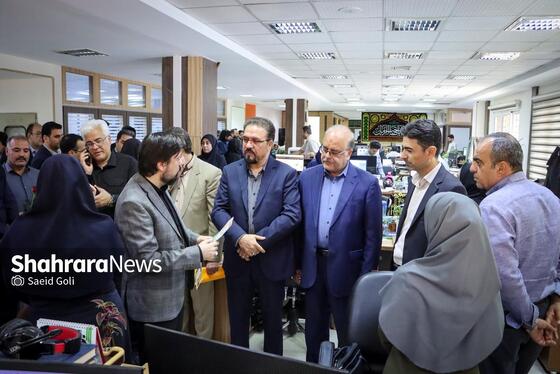 گزارش تصویری | بازدید مدیران استانی و شهری از روزنامه شهرآرا به مناسبت روز خبرنگار - ۳