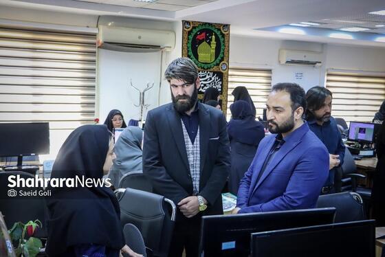 گزارش تصویری | بازدید مدیران استانی و شهری از روزنامه شهرآرا به مناسبت روز خبرنگار - ۳