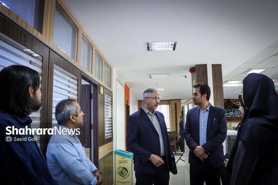 گزارش تصویری | بازدید مدیران استانی و شهری از روزنامه شهرآرا به مناسبت روز خبرنگار - ۳