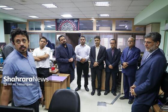 گزارش تصویری | بازدید مدیران استانی و شهری از روزنامه شهرآرا به مناسبت روز خبرنگار - ۳