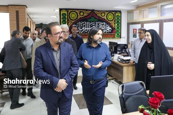 گزارش تصویری | بازدید مدیران استانی و شهری از روزنامه شهرآرا به مناسبت روز خبرنگار - ۳