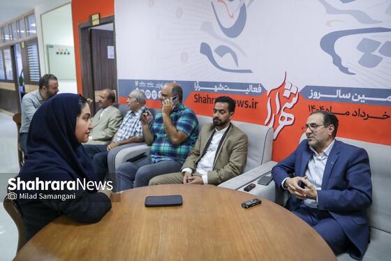گزارش تصویری | بازدید مدیران استانی و شهری از روزنامه شهرآرا به مناسبت روز خبرنگار - ۳