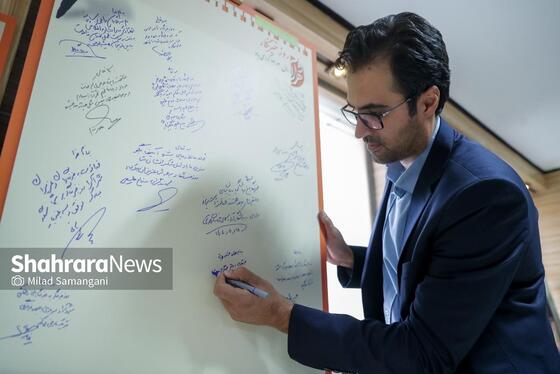 گزارش تصویری | بازدید مدیران استانی و شهری از روزنامه شهرآرا به مناسبت روز خبرنگار - ۳