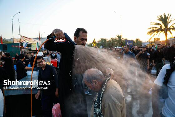 گزارش تصویری | آغاز حرکت زائران پیاده از نجف به کربلا