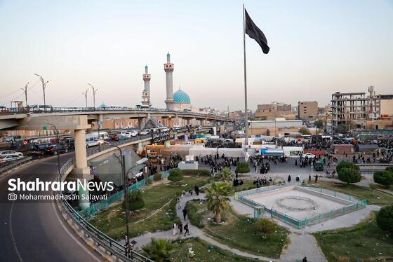 گزارش تصویری | آغاز حرکت زائران پیاده از نجف به کربلا