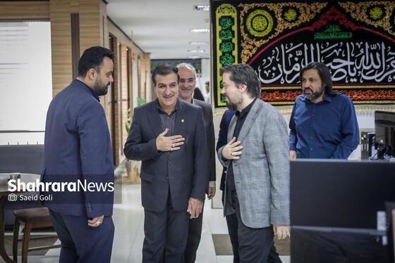 گزارش تصویری | بازدید مدیران استانی و شهری از روزنامه شهرآرا به مناسبت روز خبرنگار