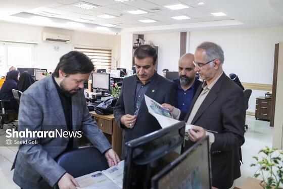 گزارش تصویری | بازدید مدیران استانی و شهری از روزنامه شهرآرا به مناسبت روز خبرنگار