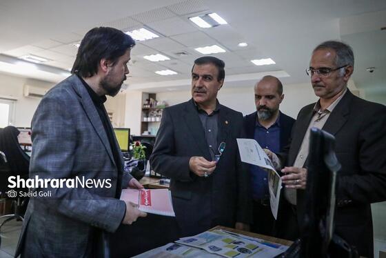 گزارش تصویری | بازدید مدیران استانی و شهری از روزنامه شهرآرا به مناسبت روز خبرنگار