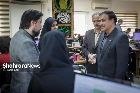 گزارش تصویری | بازدید مدیران استانی و شهری از روزنامه شهرآرا به مناسبت روز خبرنگار