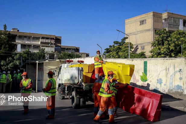دیوار حائل شهرک پردیس و شهرک شهید بهشتی مشهد تخریب شد