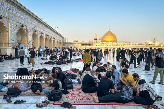 گزارش تصویری | حرم مطهر حضرت امام علی علیه السلام در آستانه اربعین حسینی