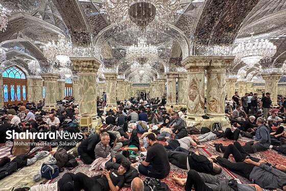 گزارش تصویری | حرم مطهر حضرت امام علی علیه السلام در آستانه اربعین حسینی