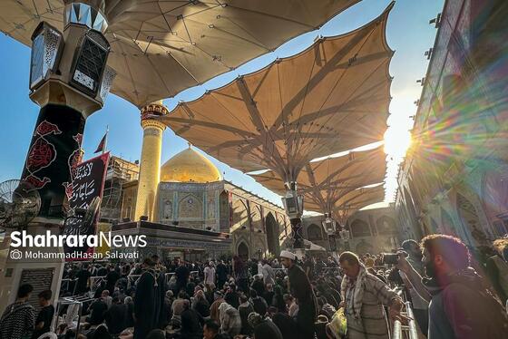 گزارش تصویری | حرم مطهر حضرت امام علی علیه السلام در آستانه اربعین حسینی