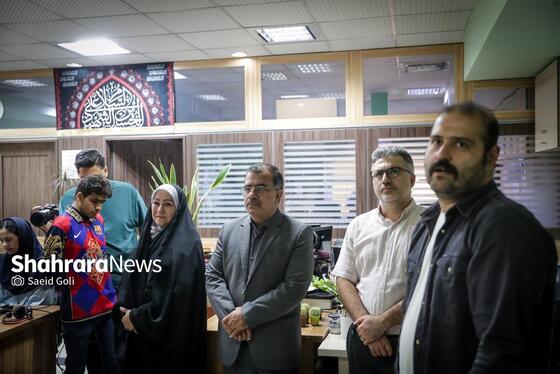 گزارش تصویری | ادامه بازدید مدیران استانی و شهری از موسسه فرهنگی شهرآرا به مناسبت روز خبرنگار