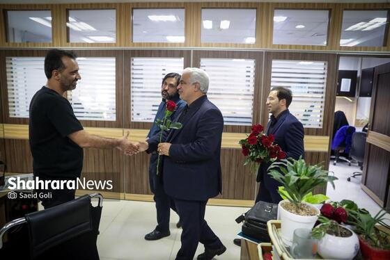 گزارش تصویری | ادامه بازدید مدیران استانی و شهری از موسسه فرهنگی شهرآرا به مناسبت روز خبرنگار