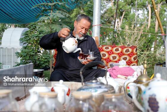 گزارش تصویری | زائران پیاده کربلا در طریق العلما