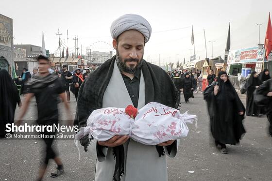 گزارش تصویری | در مسیر کربلا، به یاد کودکان غزه