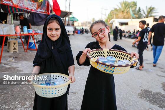 گزارش تصویری | فرشته‌های کوچک مسیر عاشقی