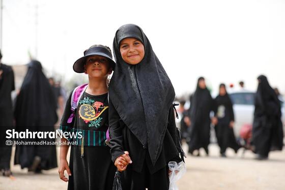 گزارش تصویری | فرشته‌های کوچک مسیر عاشقی