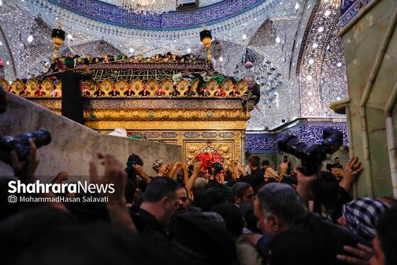 گزارش تصویری | حضور سیدعباس عراقچی، وزیر امور خارجه ایران در حرم مطهر حضرت ابوالفضل‌العباس(ع) در روز اربعین حسینی