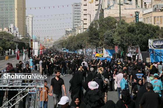 گزارش تصویری | آیین باشکوه جاماندگان اربعین در مشهد