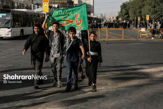 گزارش تصویری | آیین باشکوه جاماندگان اربعین در مشهد